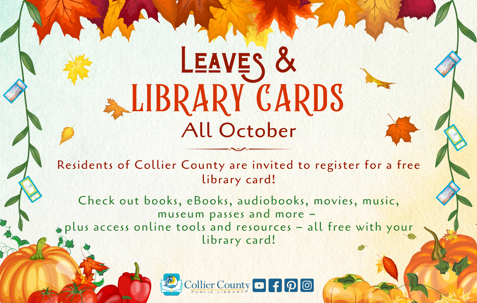 Leaves and Library Cards