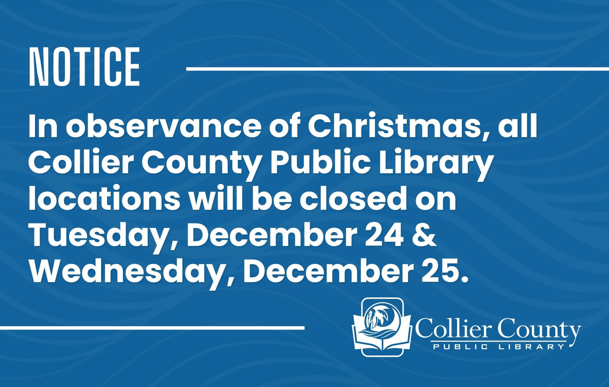 Christmas Closure