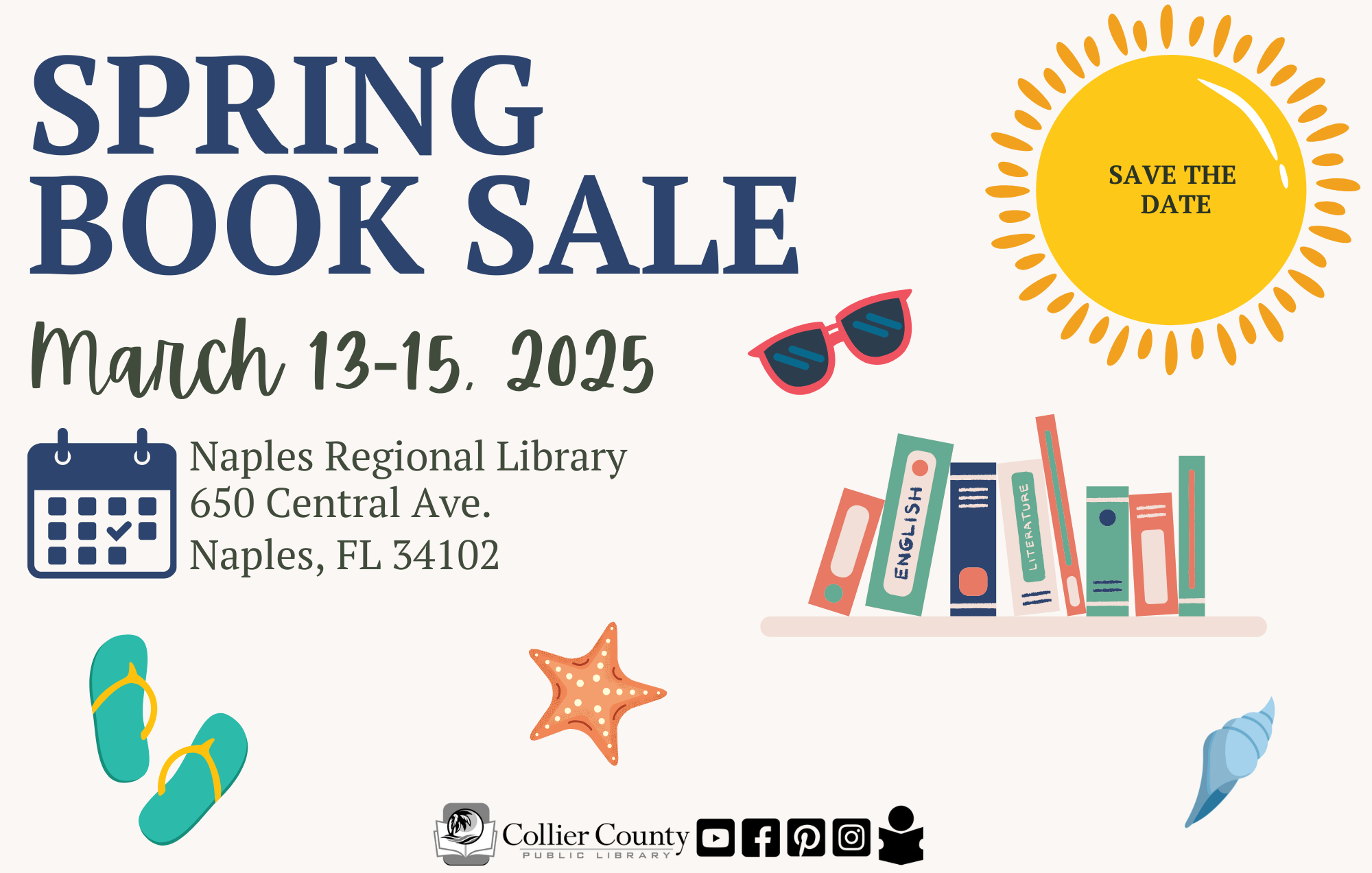 Book Sale Save the Date